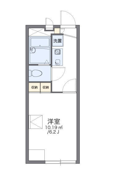 レオパレスＭＡＴＳＵＤＡの間取り