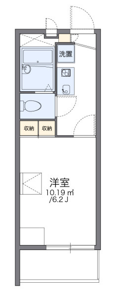 レオパレスさくら Ｅａｓｔの間取り