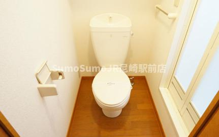 レオパレスさくら Ｅａｓｔのトイレ|コンパクトで使いやすいトイレです