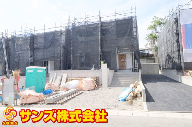 郡山市菜根３丁目　　　５号棟　　　桜小学校、郡山第３中学区の外観|南東側から見た外観