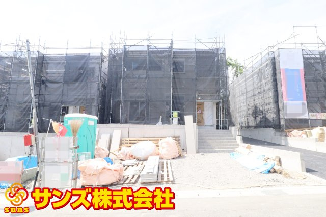 郡山市菜根３丁目　　　５号棟　　　桜小学校、郡山第３中学区の外観|南側から見た外観