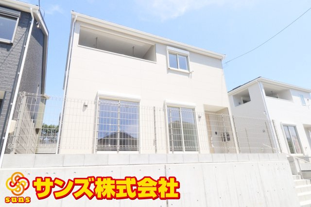 郡山市菜根３丁目　　　５号棟　　　桜小学校、郡山第３中学区の外観|南西側から見た外観♪