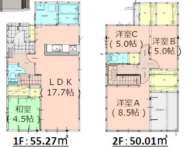 春日市弥生2丁目1期 4号棟の間取り