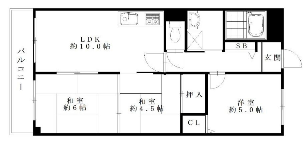 ヴェルテスIKEMOTOの間取り