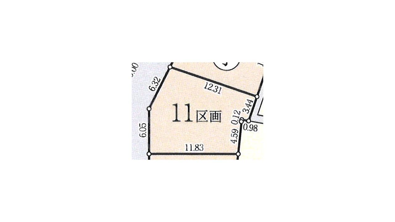 昭島宮沢町第２期　建築条件付売地　全１４区画　１１区画の土地図
