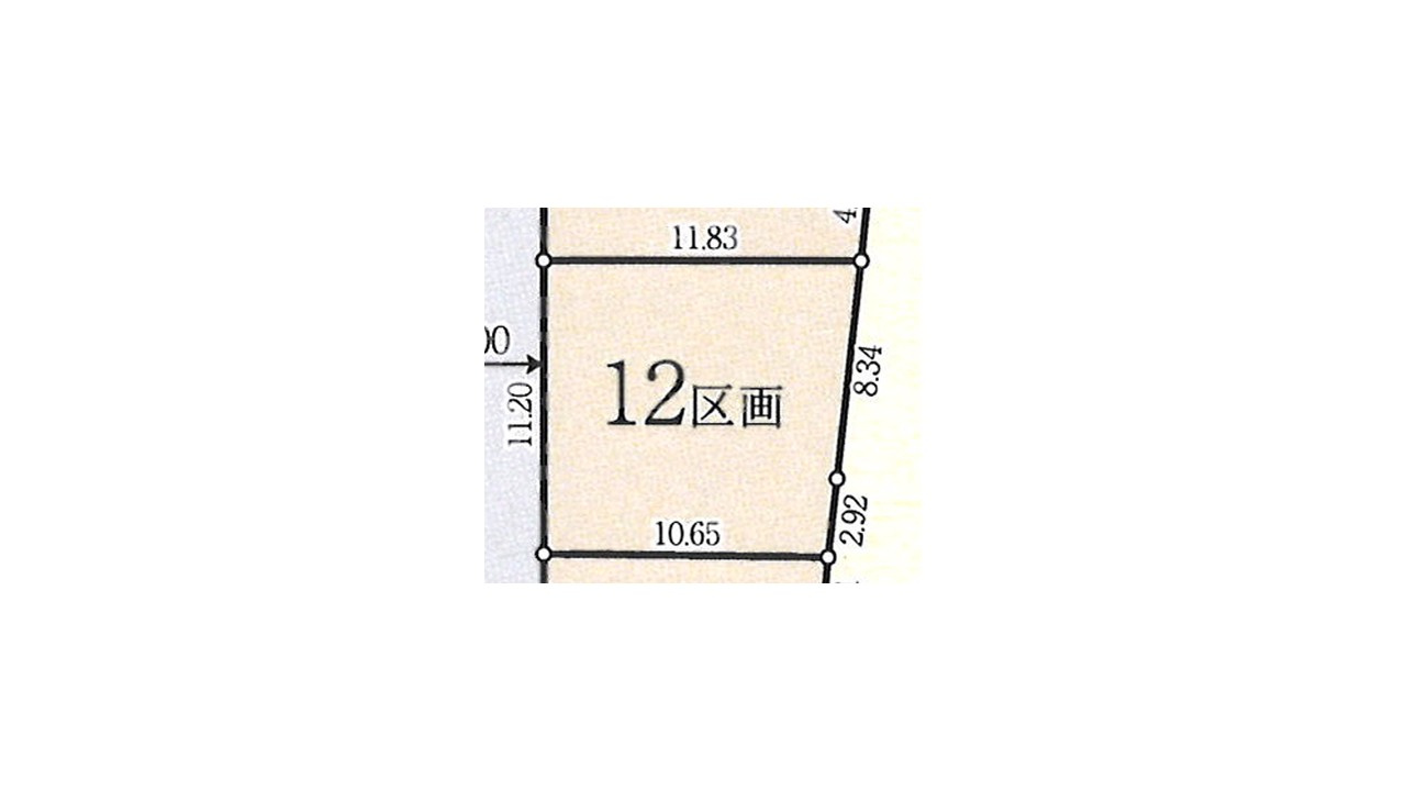 昭島宮沢町第２期　建築条件付売地　全１４区画　１２区画の土地図