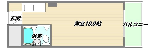 大阪市東淀川区西淡路１丁目の賃貸マンションの間取り