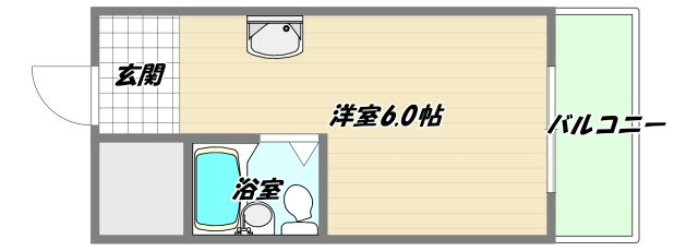 大阪市東淀川区西淡路１丁目の賃貸マンションの間取り