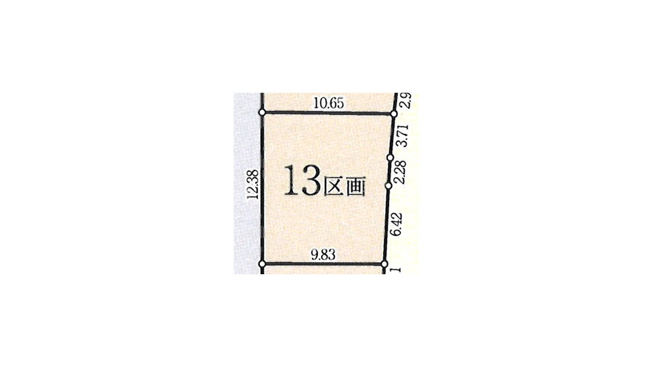 昭島宮沢町第２期　建築条件付売地　全１４区画　１３区画の土地図