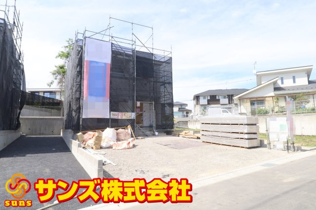 郡山市菜根３丁目　　　７号棟　　　桜小学校、郡山第３中学区の外観|南西側から見た外観