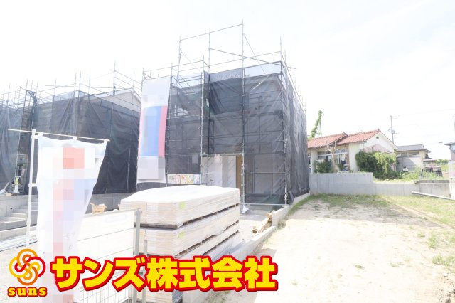 郡山市菜根３丁目　　　７号棟　　　桜小学校、郡山第３中学区の外観|南東側から見た外観