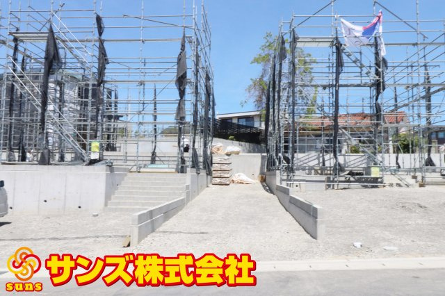 郡山市菜根３丁目　　　６号棟　　　桜小学校、郡山第３中学区の外観|南側から見た外観