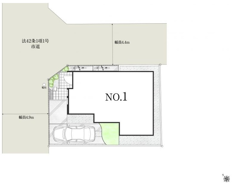 八千代市八千代台北１６丁目の区画図