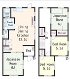 川口市栄町１丁目の一戸建ての画像