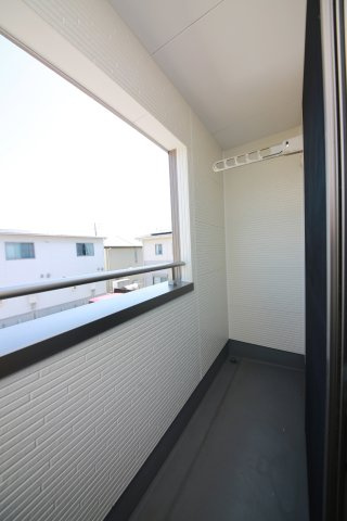 Pocopatyo B棟のバルコニー