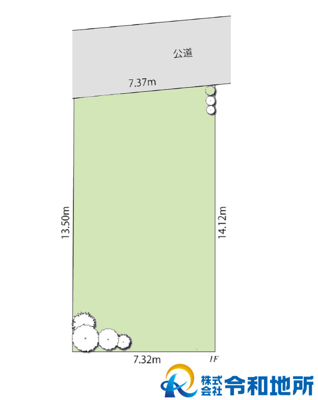 売地　茅ヶ崎市松林3丁目の土地図