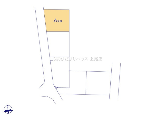 西区三橋第2期　新築戸建　ハートフルAの区画図