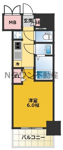 【間取り】 | プレサンスNAGOYAシティオ | 間取りです。