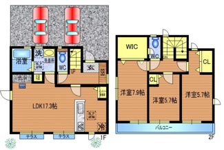 【間取り】 | 上連雀1丁目戸建Ⅰ