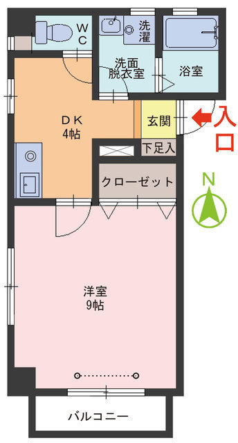 ボヌール花堂の間取り