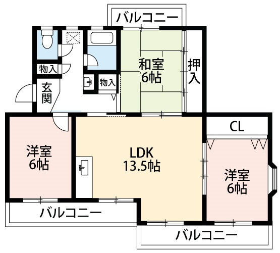 【間取り】 | シャトー南