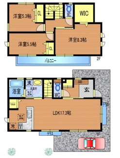 【間取り】 | 上連雀1丁目戸建Ⅰ