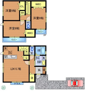 【間取り】 | 上連雀1丁目戸建Ⅰ