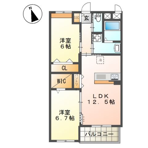 La maison du reve (ラ・メゾン・デュ・レーヴ)の間取り