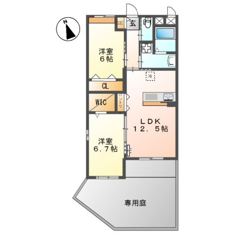 La maison du reve (ラ・メゾン・デュ・レーヴ)の間取り