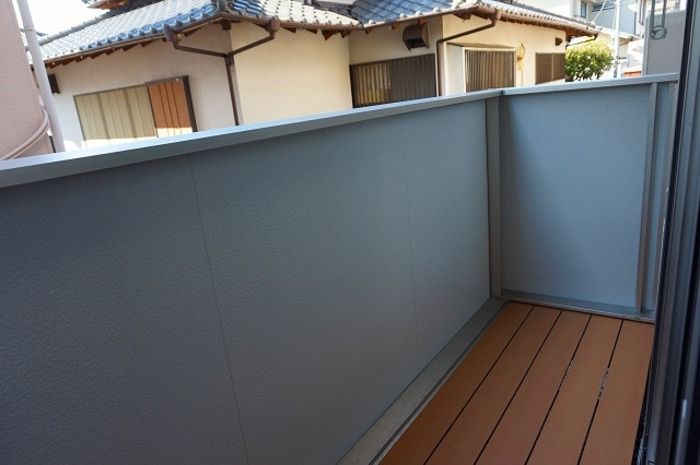 平松ハイツ　弐番館のバルコニー