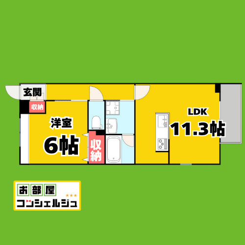 アドバンス切戸の間取り