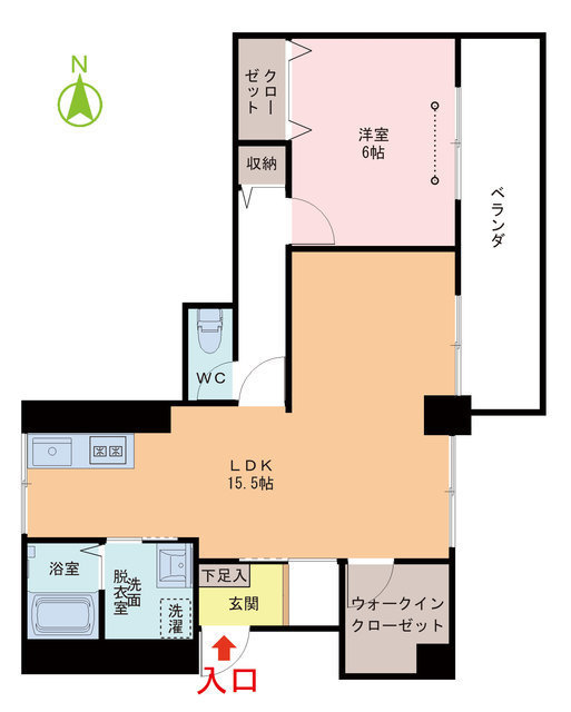 Sun Bloomの間取り
