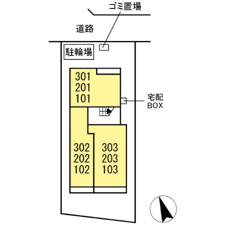 カーサの区画図