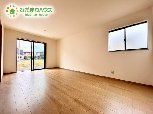 第7上尾二ツ宮Ⅱ期　新築戸建　ハートフルAの前面道路含む現地写真