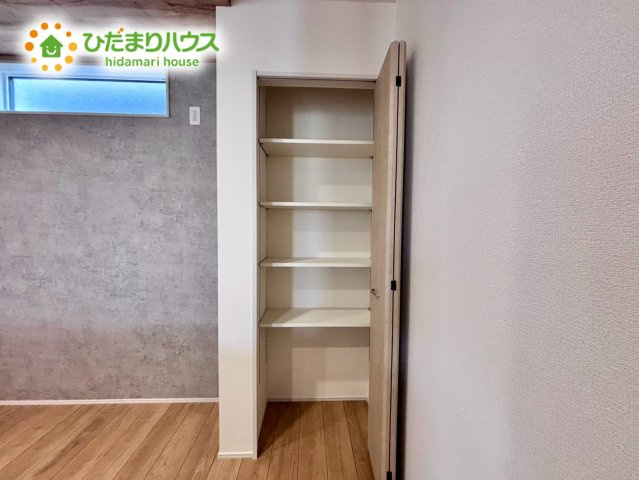 上尾市向山1丁目2期　新築戸建　ブルーミング01の収納|キッチン　収納