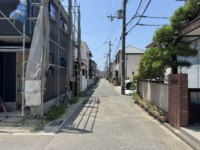 明石市鳥羽新築戸建の前面道路含む現地写真|2026年07月19日撮影