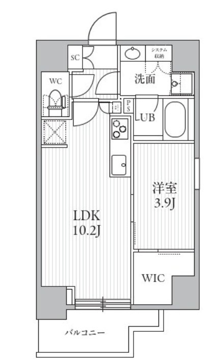 シーズンフラッツ滝野川の間取り