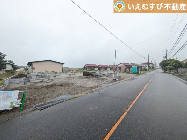 Cradle garden　上里町勅使河原第18の前面道路含む現地写真