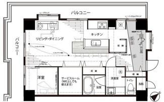  | お部屋を囲む広いバルコニーが… 