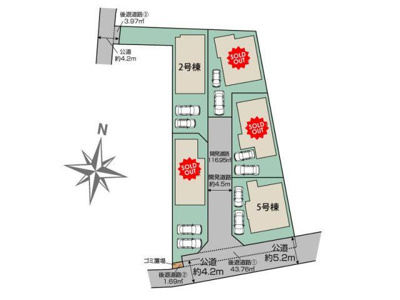  | 横浜市青葉区鉄町5棟 区画図 