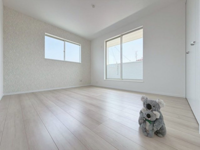 【洋室】 | 高崎市筑縄町　新築住宅 | 「どんな家具を置こうかな」とワクワクする。好みのこだわりのお部屋にしてじぶんだけの部屋でゆったりと寛げます。
