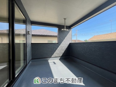 【バルコニー】 | 下妻市鬼怒第7　 | 雨でも安心のインナーバルコニーです！

