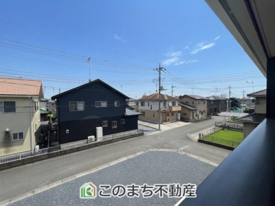 【展望】 | 下妻市鬼怒第7　 | バルコニーからの眺めです！
