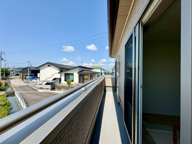 【長期優良住宅】南国市大そね甲1号地　新築一戸建てのバルコニー