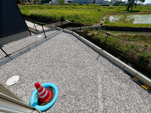 【長期優良住宅】南国市大そね甲1号地　新築一戸建ての庭
