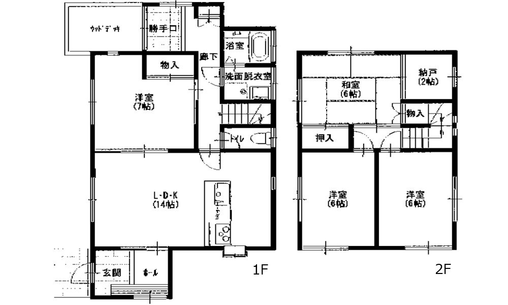 安芸区中野東1丁目の間取り