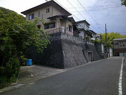 安芸区中野東1丁目の前面道路含む現地写真