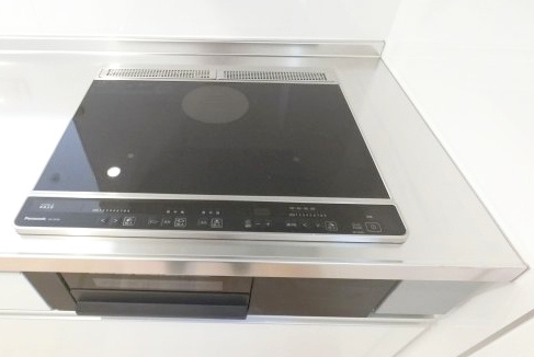 佐賀市北川副町光法第3 1号棟のキッチン|オール電化　IHクッキングヒーター
