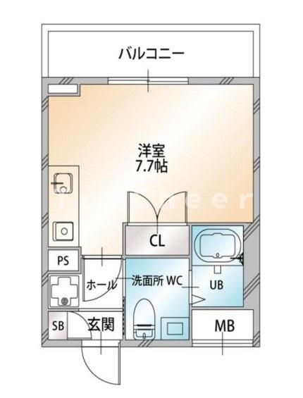 ヴィサージュ東日暮里の間取り