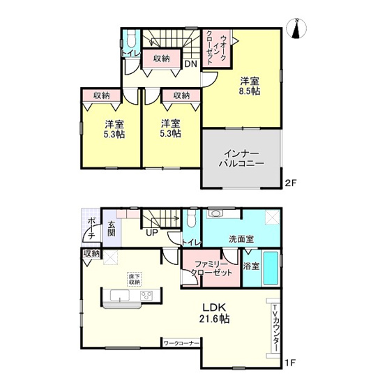 【間取り】 | 揖保郡太子町鵤11期/全3棟